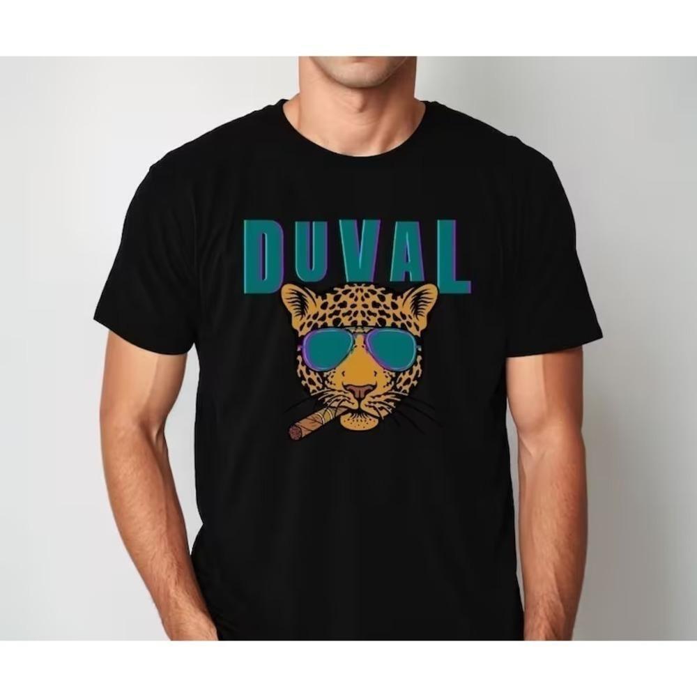 Duval Jacksonville Jaguars Football Team Fan Graphic T-Shirt